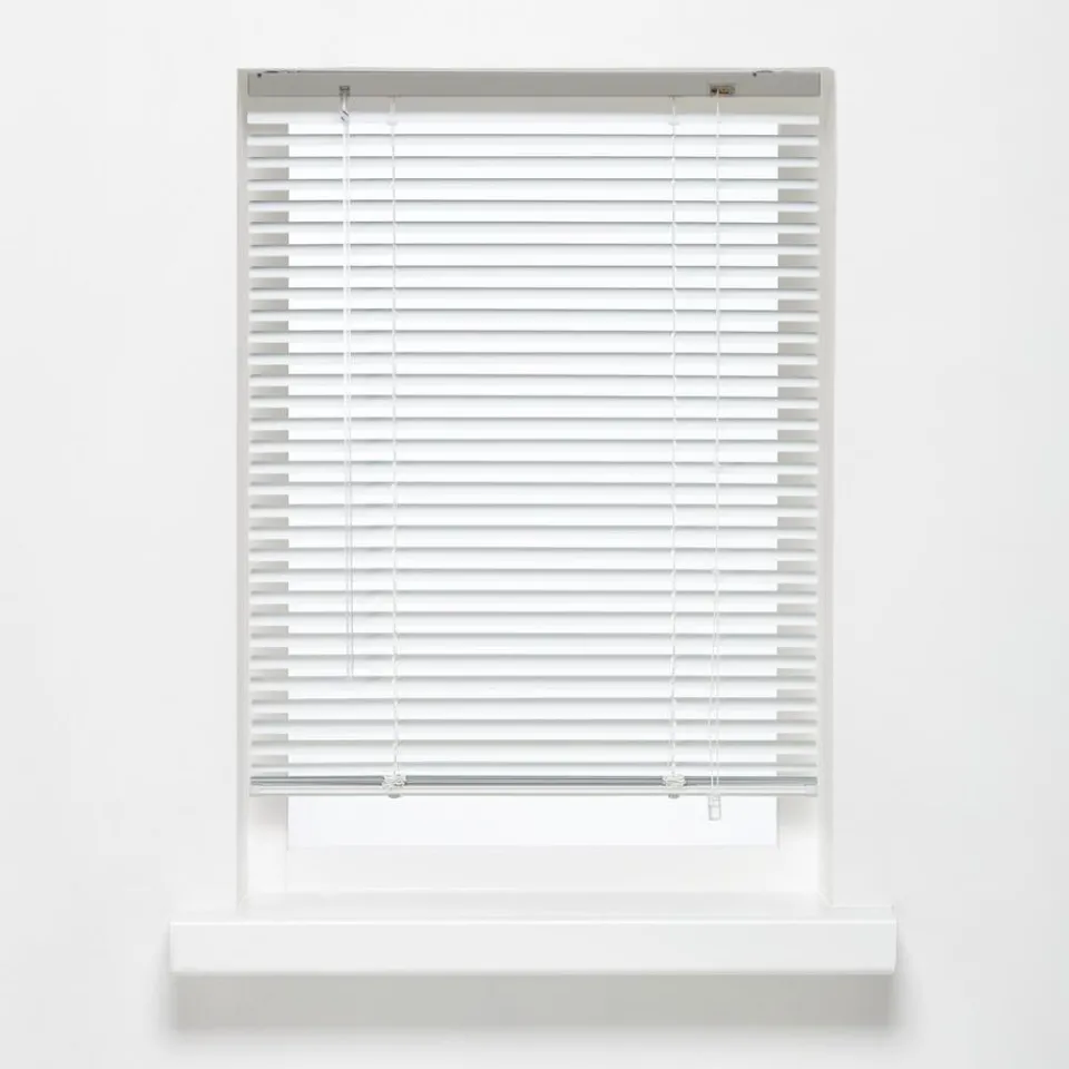 Kwantum Aluminium Jaloezie Jade Wit 25mm 180x175 Cm | Jaloezieën | Houten Jaloezieën