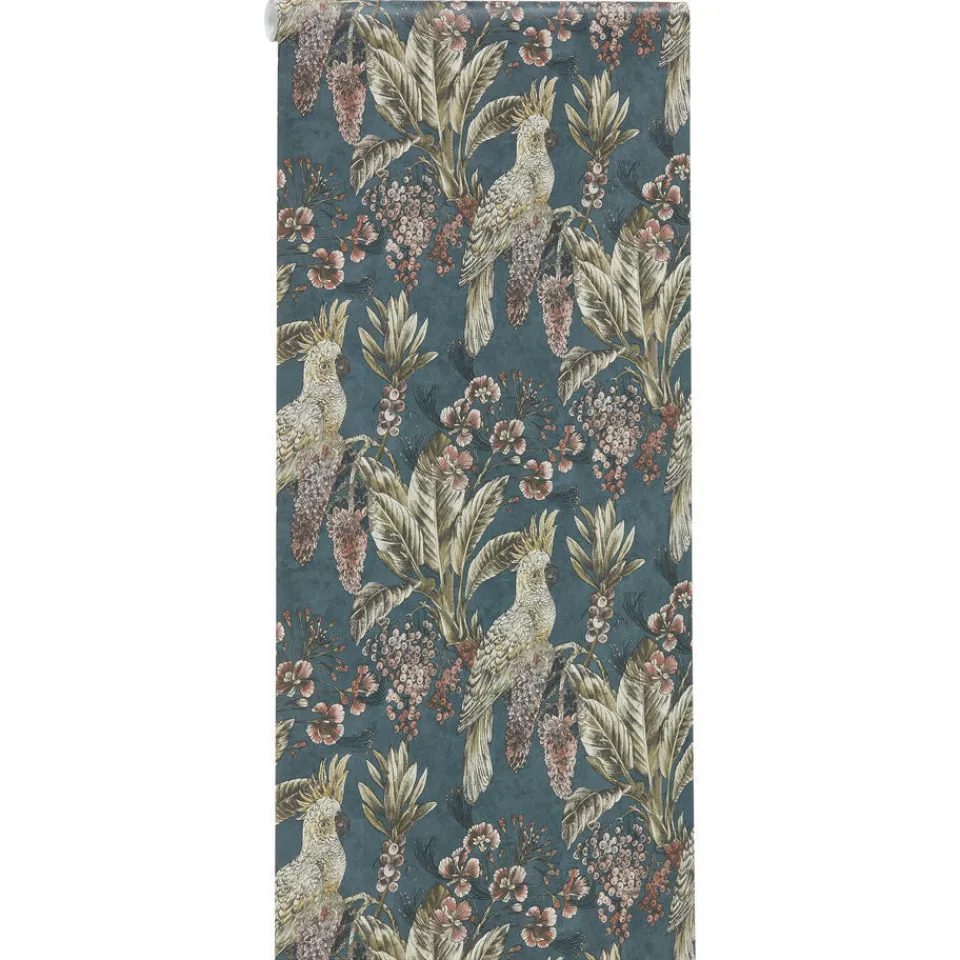Kwantum Behang Frank Blauw | Vliesbehang