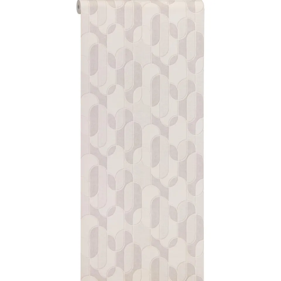 Kwantum Behang Ruby Beige | Vliesbehang