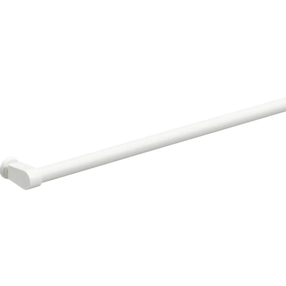 Kwantum Gordijnroede 100 Cm Wit Kunststof - Ø13mm | Gordijnroedes