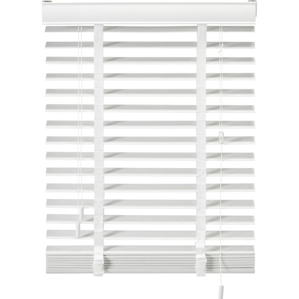 Kwantum Houtlook Jaloezie Ravi Wit 50mm 120x175 Cm | Jaloezieën