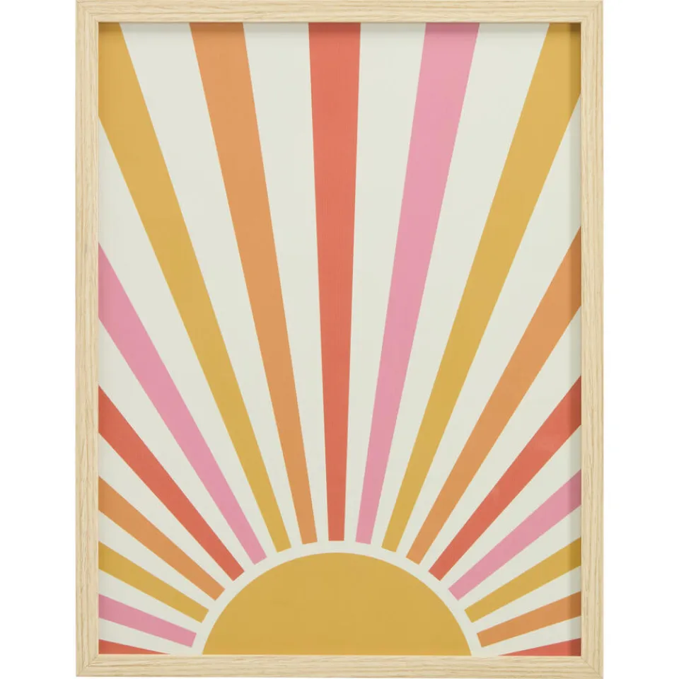 Kwantum Poster Zon Oranje | Wanddecoratie