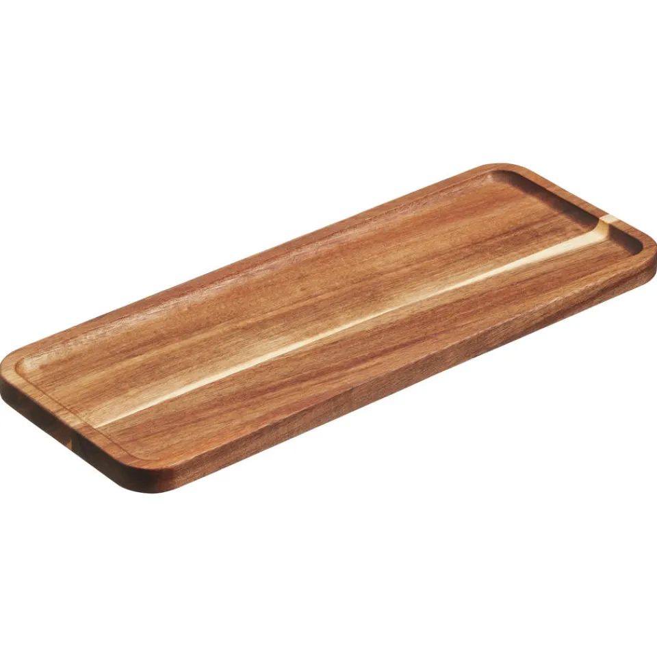Kwantum Tray Rechthoek Wood Naturel 36x14 Cm | Keukenaccessoires