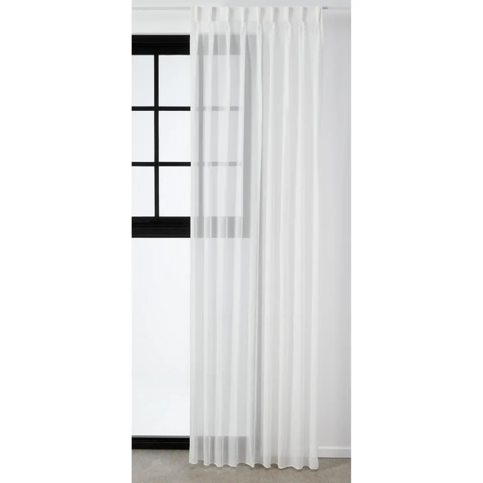 Kwantum Vitrage Vivienne Off-White | Vouwgordijnen | Vitrages