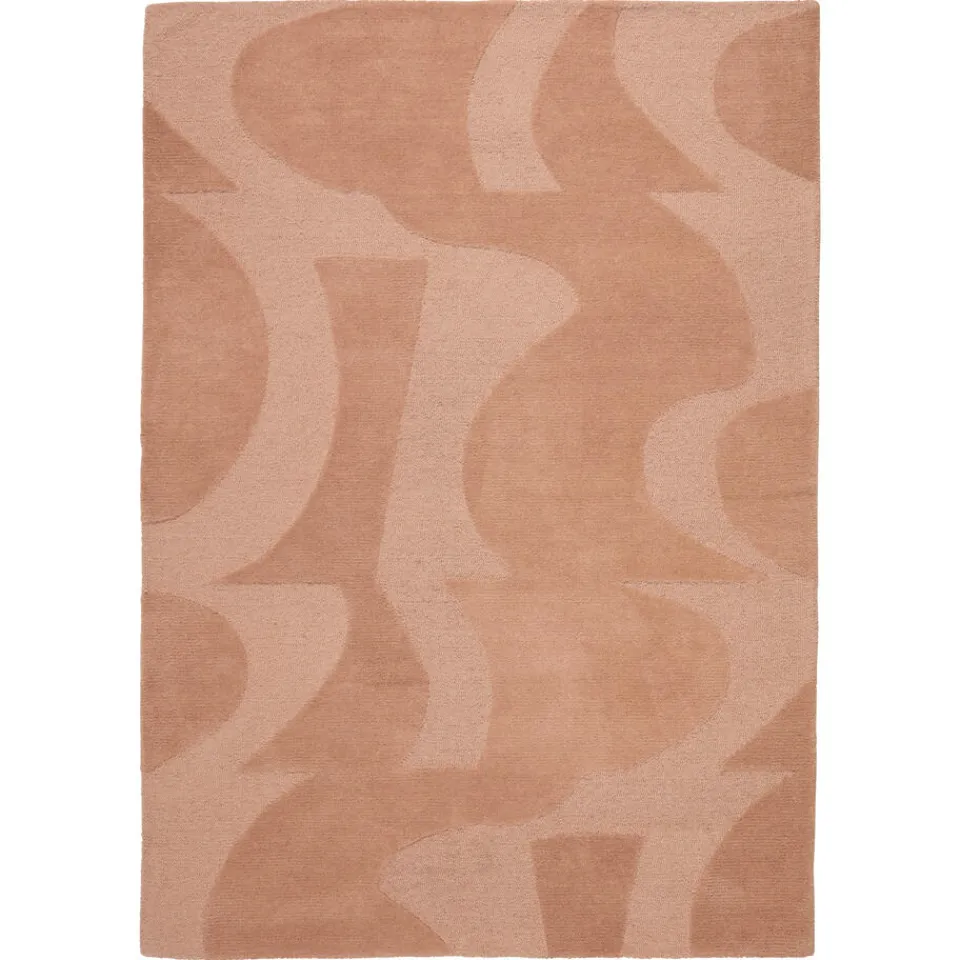 Kwantum Vloerkleed Papaya Terra 160x230 Cm | Vloerkleden Kinderkamer | Ronde Vloerkleden